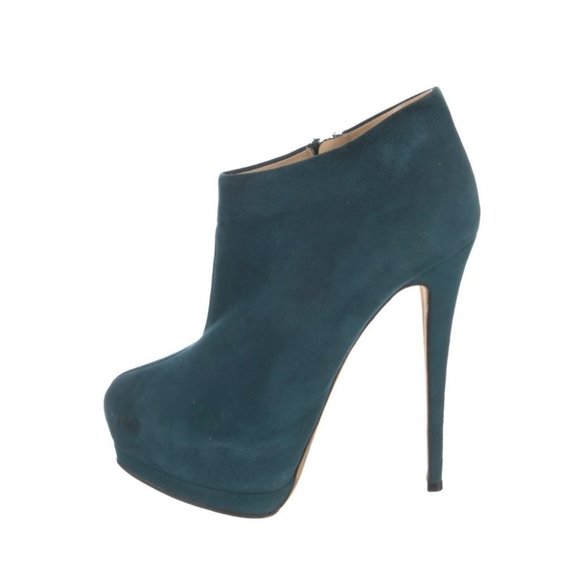 Giuseppe Zanotti Suede Boots Blue/Green sz 37.5EU - Picture 4 of 6